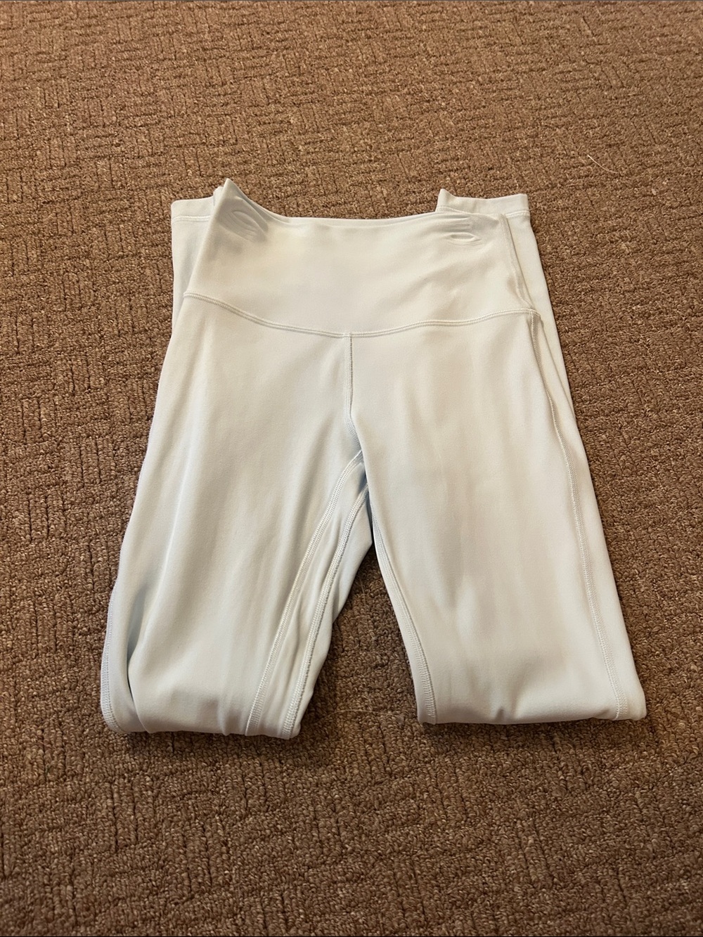 lululemon athletica kids light blue performance leggings
